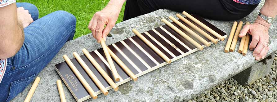 Jeu des bâtonnets en bois fabrication française